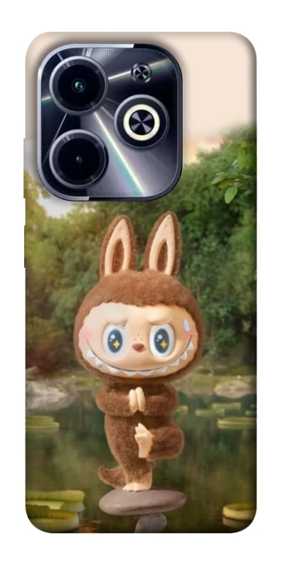 Чохол на Infinix Hot 40i Labubu Yoga фото 1 з 1