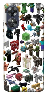 Чохол на Oppo A17 Minecraft v4 фото 1 з 1