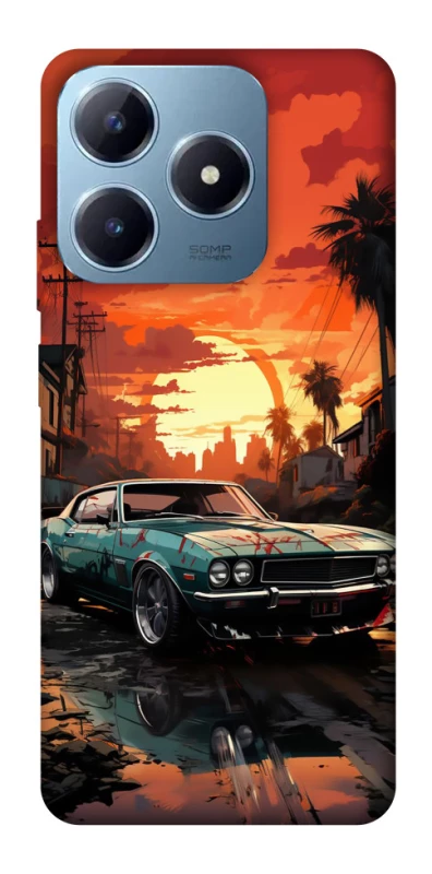 Чохол на Realme C63 Car at sunset фото 1 з 1