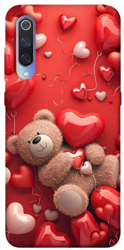 Чохол на Xiaomi Mi 9 bear in hearts фото 1 з 1