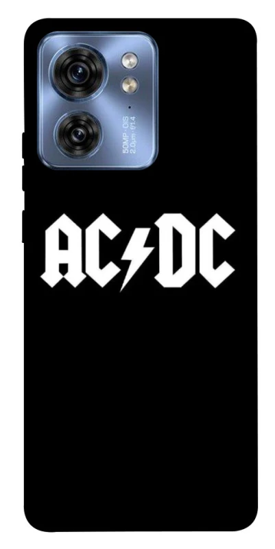Чохол на Motorola Edge 40 AC/DC logo фото 1 Чохол на Motorola Edge 40 AC/DC logo фото 1 з 1