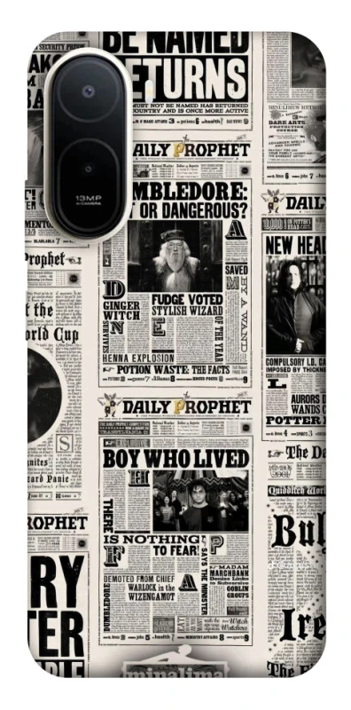 Чехол на Xiaomi Redmi A7 Pro 4G Harry Potter newspaper фото 2 из 2
