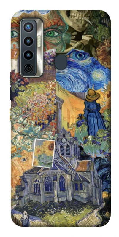 Чехол на TECNO Camon 17 Van Gogh collage фото 1 из 1
