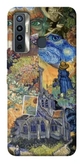 Чехол на TECNO Camon 17 Van Gogh collage фото 1 из 1