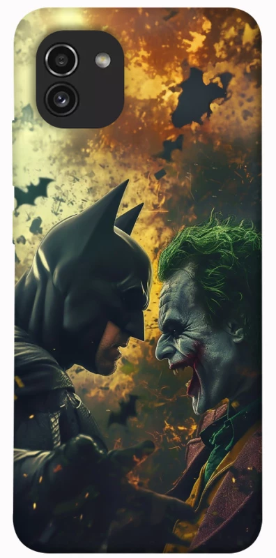 Чехол на Samsung Galaxy A03 Batman and the Joker фото 1 из 1
