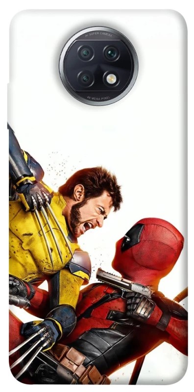 Чехол на Xiaomi Redmi Note 9 5G / Note 9T Deadpool and Wolverine фото 1 из 1