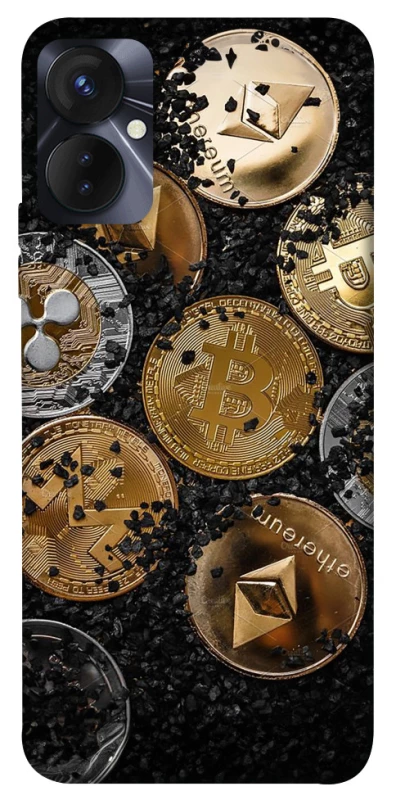 Чохол на TECNO Spark 9 Pro (KH7n) Many coins v2 фото 1 з 1