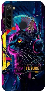 Чохол на Xiaomi Redmi Note 8 Cyber Cat v2 фото 1 з 1
