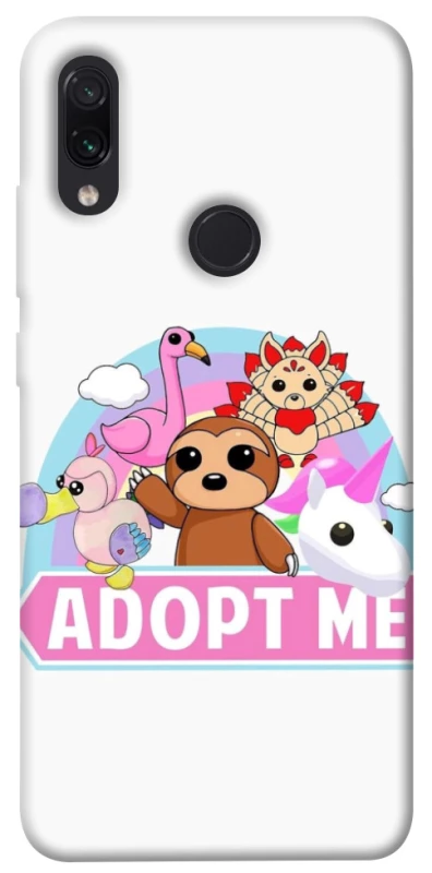 Чохол на Xiaomi Redmi Note 7 / Note 7 Pro / Note 7s Adopt Me Pets Logo фото 1 з 1