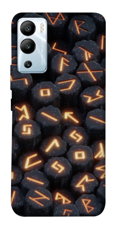 Чохол на Infinix Hot 12i Вогняні руни фото 1 з 1