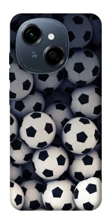 Чехол на TECNO Spark Go 1 Футбольные мячи фото 1 из 1