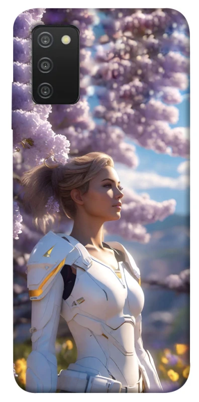Чохол на Samsung Galaxy A03s Cyber space girl ver.1 фото 1 з 1