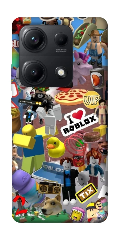 Чохол на Xiaomi Redmi Note 14S Roblox collage ver.5 фото 1 з 1