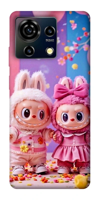 Чохол на ZTE Blade V50 Vita Labubu twins ver.2 фото 1 з 1