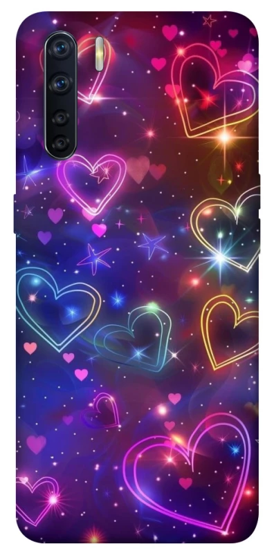 Чехол на Oppo A91 Drawn hearts фото 1 из 1