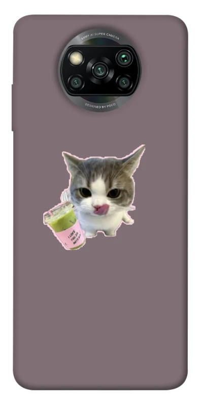 Чохол на Xiaomi Poco X3 NFC / Poco X3 Pro cat matcha фото 1 з 1