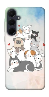 Чохол на Samsung Galaxy A35 Funny Pets ver.2 фото 1 з 1