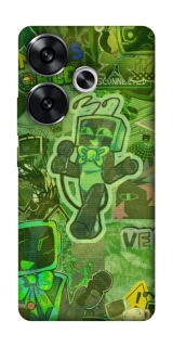 Чохол на Xiaomi Poco F6 Dandysworld tv green theme фото 1 з 1