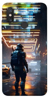 Чехол на Xiaomi Mi 8 Cyber character фото 1 из 1