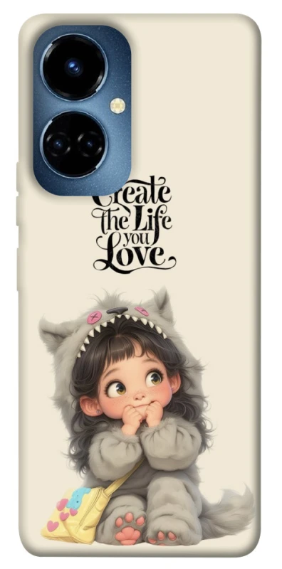 Чехол на TECNO Camon 19 Create the life you love фото 1 из 1