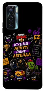 Чехол на TECNO Camon 17 Pro Brawl Stars collage фото 1 из 1