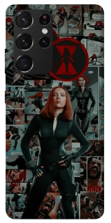 Чехол на Samsung Galaxy S21 Ultra Black Widow фото 1 из 1