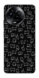 Чохол на Realme C67 4G Black Cats фото 1 з 1