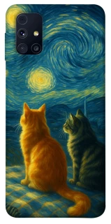 Чехол на Samsung Galaxy M31s Cats under the stars фото 1 из 1