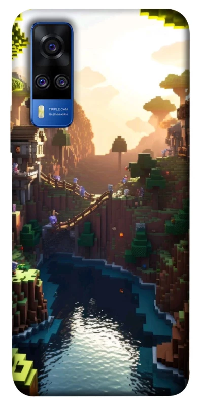 Чохол на Vivo Y51a Minecraft sunset фото 1 з 1