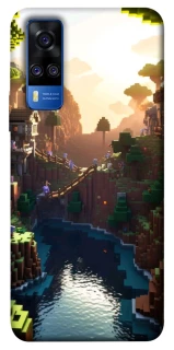 Чохол на Vivo Y51a Minecraft sunset фото 1 з 1