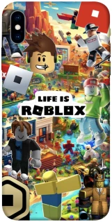 Чохол на Apple iPhone X (5.8") Life is Roblox фото 1 з 1
