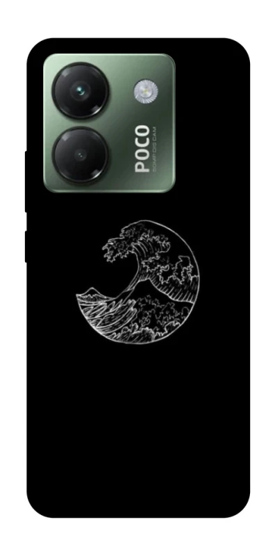 Чохол на Xiaomi Poco M7 pro 5G Black tsunami фото 1 з 1