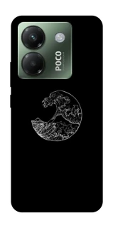 Чохол на Xiaomi Poco M7 pro 5G Black tsunami фото 1 з 1