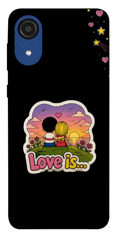 Чохол на Samsung Galaxy A03 Core Love is ver.5 фото 1 з 1