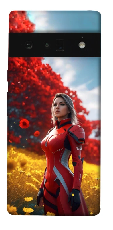 Чохол на Google Pixel 6 Pro Cyber space girl ver.5 фото 1 з 1