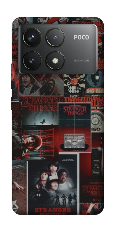 Чохол на Xiaomi Poco F6 Pro Stranger Things ver.16 фото 1 з 1
