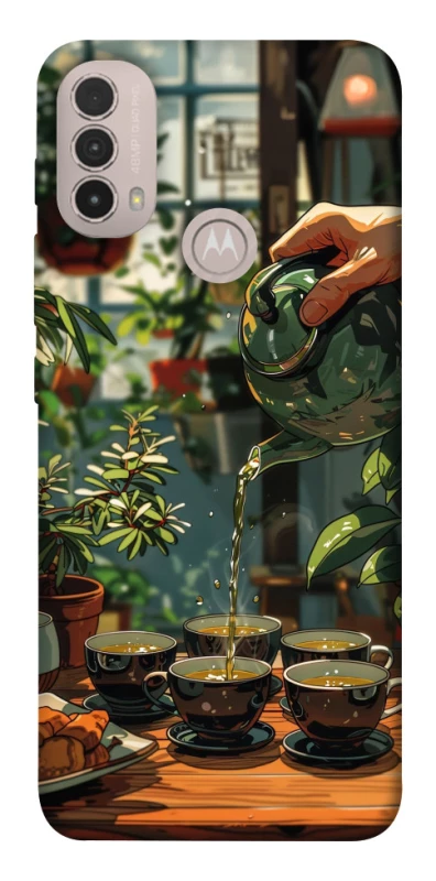 Чехол на Motorola Moto E40 Tea time фото 1 из 1
