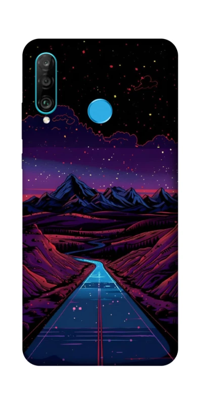 Чехол на Huawei P30 lite Cyber mountain фото 1 из 1