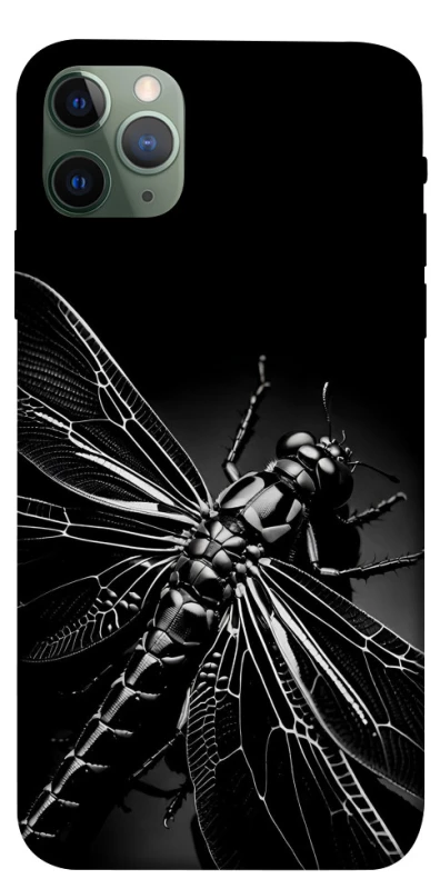 Чехол на Apple iPhone 11 Pro Max (6.5") Black dragonfly фото 1 из 1