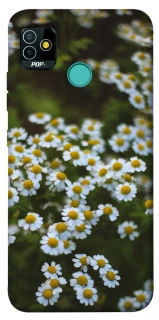 Чехол на TECNO POP 5 Ромашки v13 фото 1 из 1
