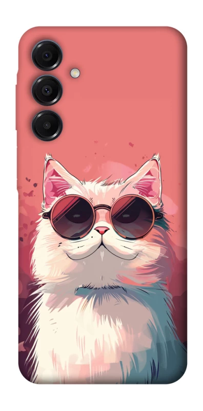 Чохол на Samsung Galaxy A16 4G/5G Сat with glasses фото 1 з 1