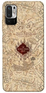 Чохол на Xiaomi Redmi Note 10 5G Harry Potter Marauder's Map фото 1 з 1