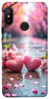 Чехол на Xiaomi Mi A2 Lite / Xiaomi Redmi 6 Pro Pink heart фото 1 из 1