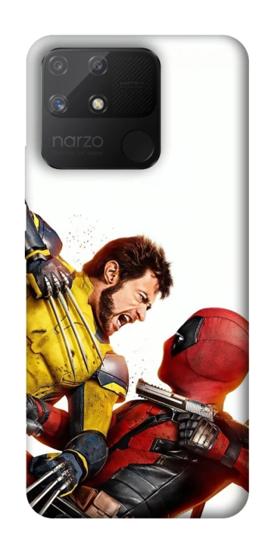 Чехол на Realme Narzo 50A Deadpool and Wolverine фото 1 из 1