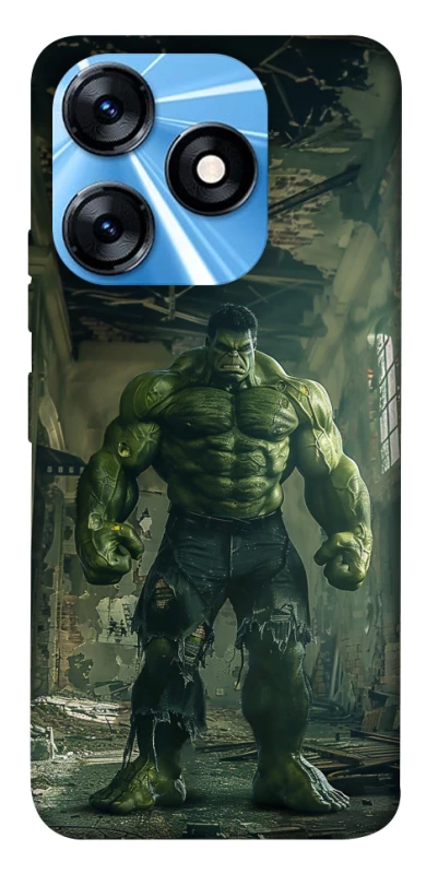 Чохол на TECNO Spark 10 Angry Hulk фото 1 з 1