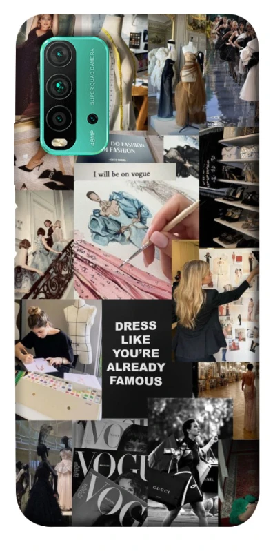 Чохол на Xiaomi Redmi Note 9 4G / Redmi 9 Power Fashion collage ver.11 фото 1 з 1