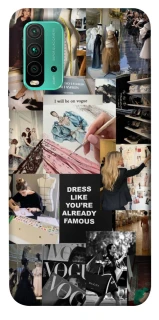 Чехол на Xiaomi Redmi Note 9 4G / Redmi 9 Power Fashion collage ver.11 фото 1 из 1