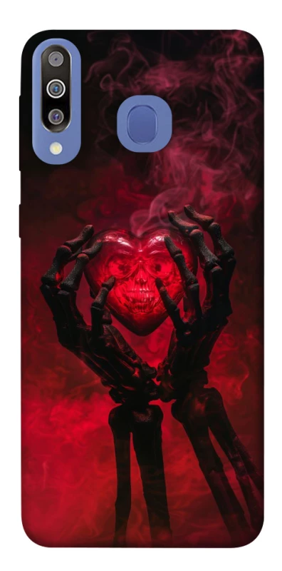 Чохол на Samsung Galaxy M30 Heart in the hands of a skeleton фото 1 з 1