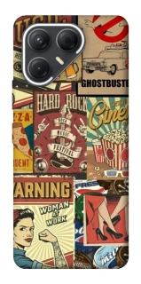 Чохол на TECNO Pova 7 Retro collage ver.2 фото 1 з 1