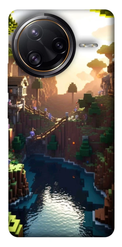 Чохол на Xiaomi Poco F7 Pro Minecraft sunset фото 1 з 1